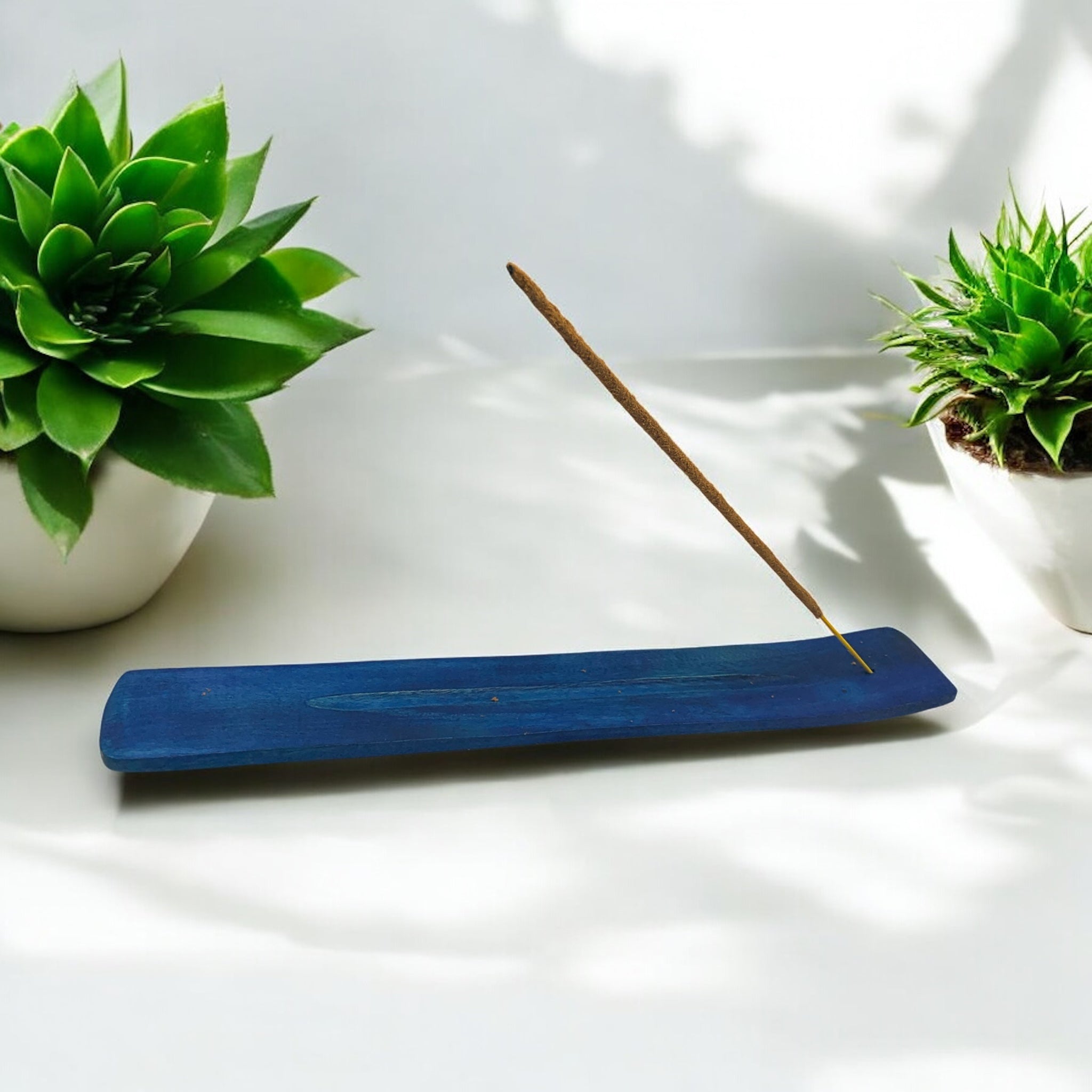 Incense Holder Wood Assorted Colours